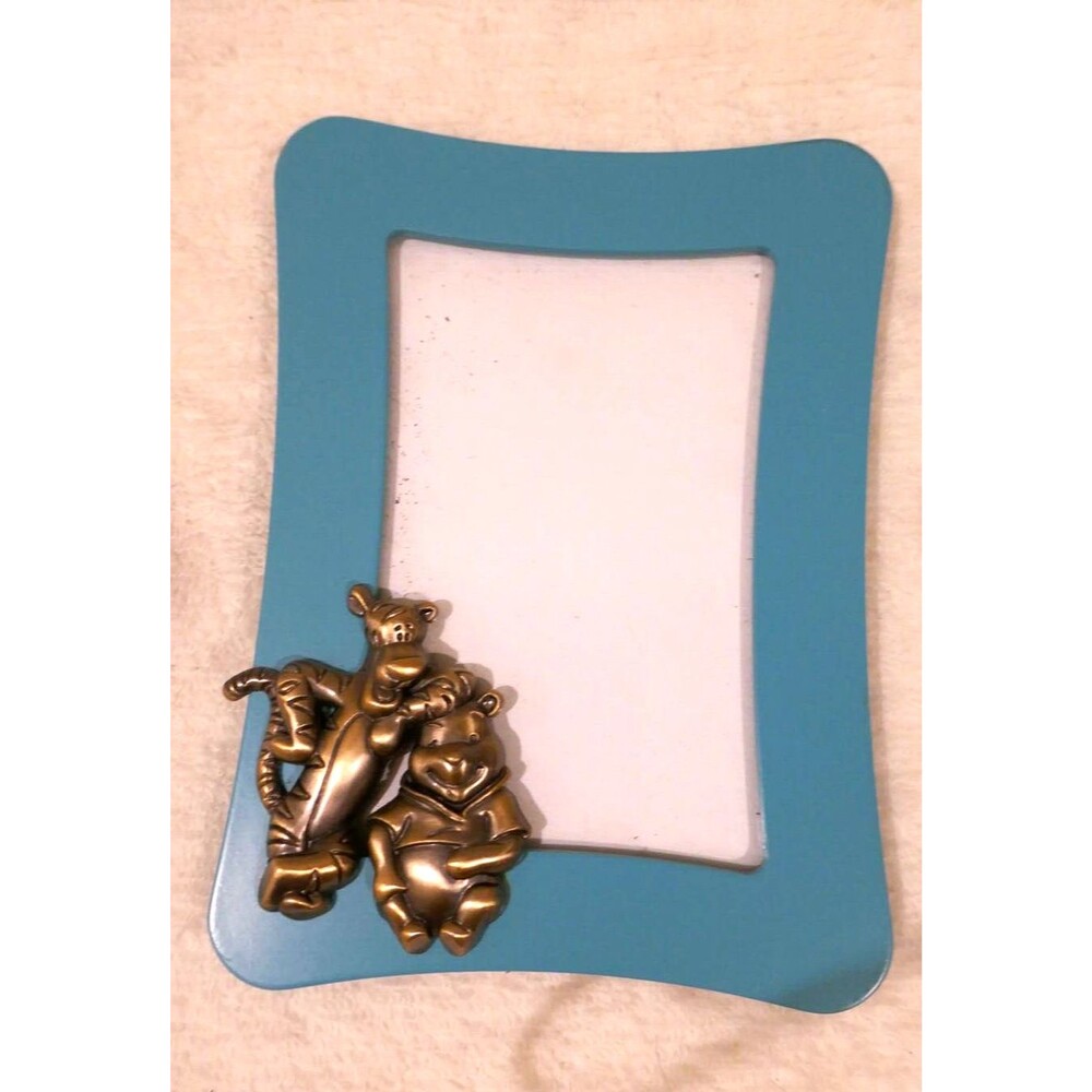 WINNIE THE POOH & TIGGER BLUE Photo Frame, Intercraft Disney Picture Frame